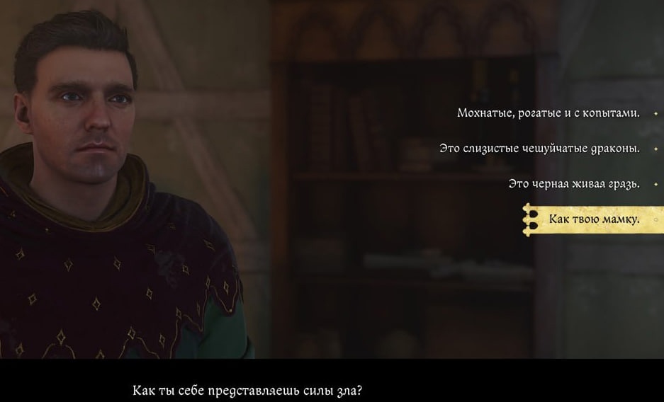 Скриншот из диалога Kingdom Come Deliverance 2